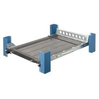 1U 115 Tool-less Sliding Equipment Shelf 27in Depth Black (115-1516) with Optional CMA (137-1515)