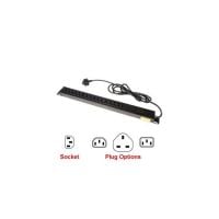 24 Way, 10 Amp, Vertical Rack Mount Power Strips
