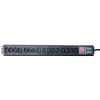 (599-5108) 16 Way, 10 Amp, Vertical Rack Mount Power Strips