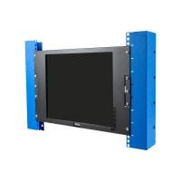 7U Flush Monitor Rackmount with Monitor (7U-RACKMON) Side View