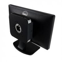 100-D Fixed Wall Mount for Apple Mac Mini (104-5441) Monitor Mounted