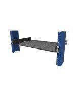 1U Sliding 2Post Cantilever Shelf 10in Depth (115-4779) Flush Mounted