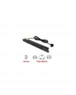 8 Way, 10 Amp, IEC C13, Horizontal Rack Mount Power Strips

