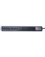 (599-5108) 16 Way, 10 Amp, Vertical Rack Mount Power Strips