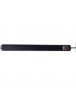 10 Way 13 Amp Vertical Rack Mount Power Strips
