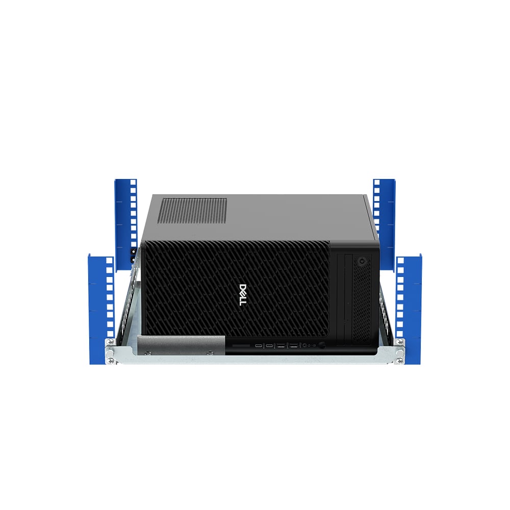 RackSolutions 1U Sliding Shelf Rail Kit for Dell Pro Max Tower T2 Desktop