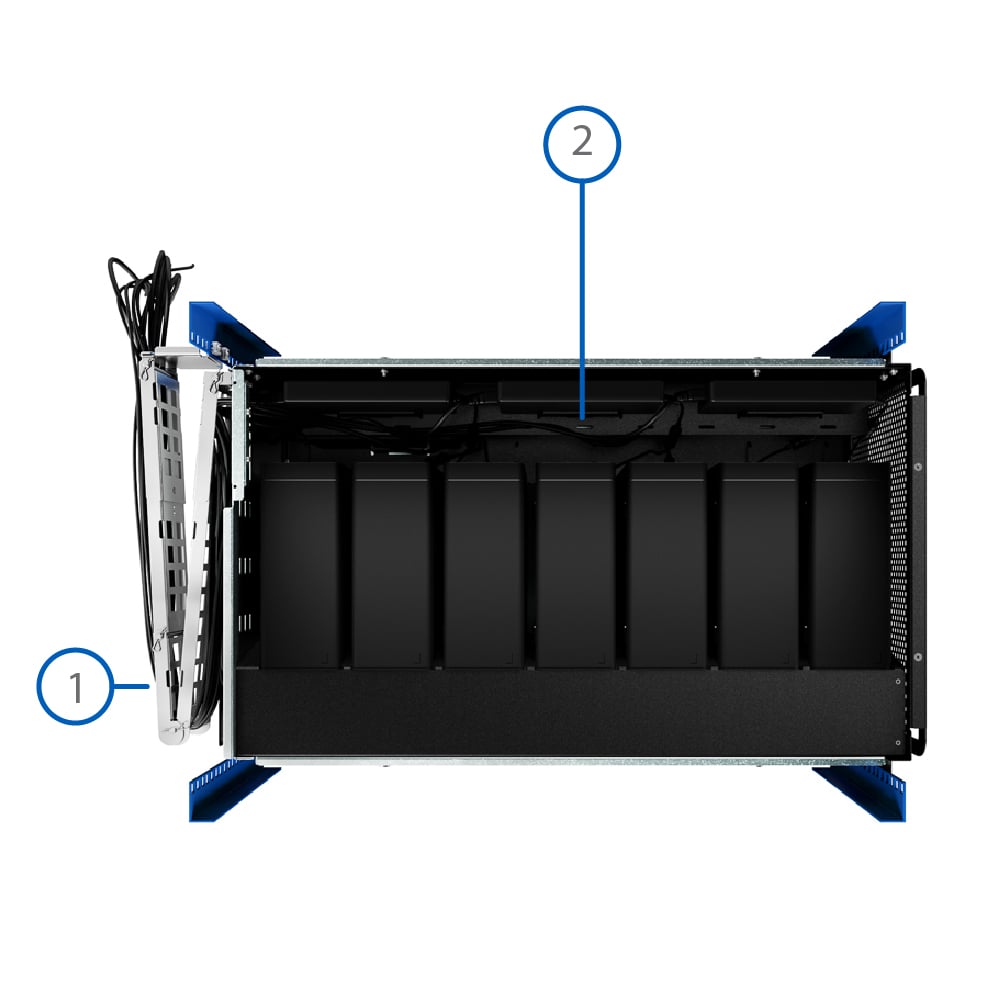 fully articulated Cable Management Arm (desktop image) fully articulated Cable Management Arm (desktop image)