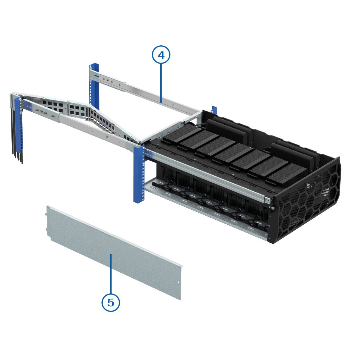 High quality slide rails (desktop image) High quality slide rails (desktop image)