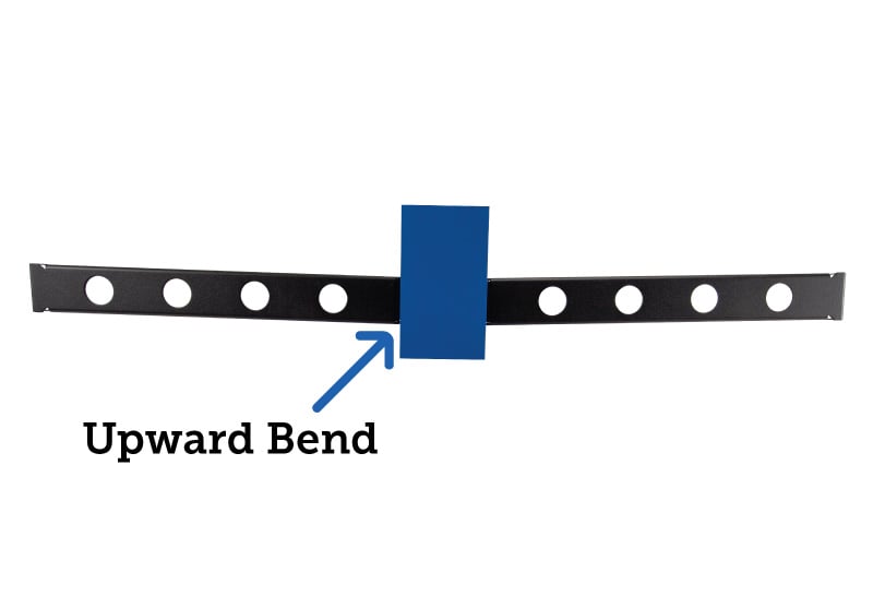 1U Conversion Kit Upward Bend (desktop image)