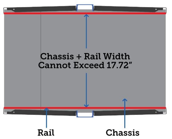 Chassis and Rail Width Instructions (desktop image) Chassis and Rail Width Instructions (desktop image)