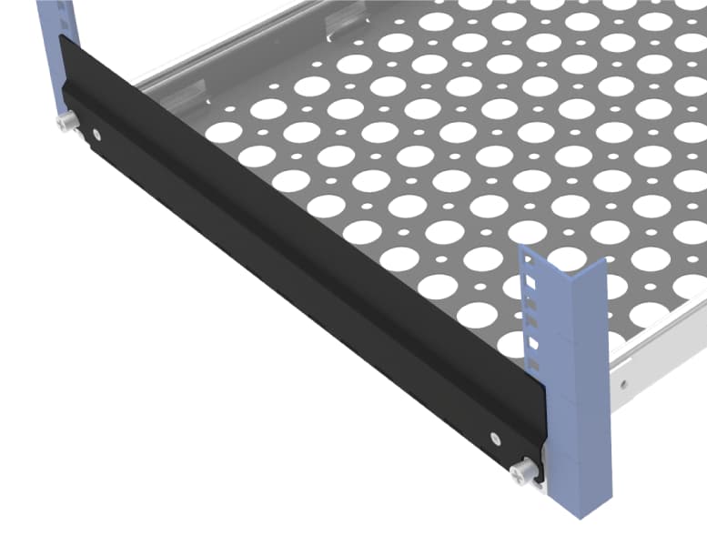 1U Cantilever 2 Post Rack Shelf Feaures (desktop image) 1U Cantilever 2 Post Rack Shelf Feaures (desktop image)