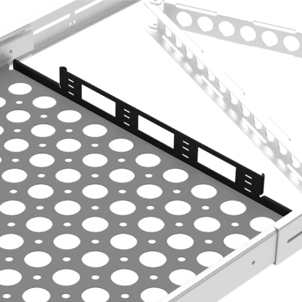 1U Cantilever 2 Post Rack Shelf Feaures (desktop image) 1U Cantilever 2 Post Rack Shelf Feaures (desktop image)